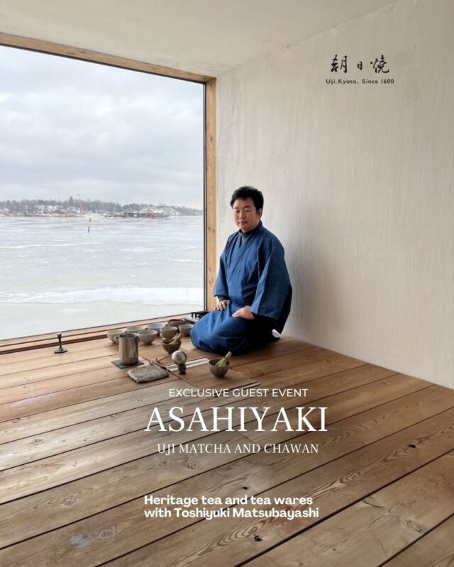 EXCLUSIVE GUEST EVENT 
ASAHIYAKI at Koto Tea Space
22-25 August 2024
——
This late August, we invited our friend from a famous local pottery kiln native to UJI “ASAHIYAKI” whom many of our tea community members might have already visited during trips to Kyoto. To those who have not visited them yet, we have brought ASAHIYAKI to you!

“Uji Matcha and Chawan” 
朝日焼

IN THIS SESSION
——
Talk, Taste, Experience and Shopping!
* Learn about Uji tea and ceramics
* Chawan appreciation 
* Uji matcha tastings
* Shopping Asahiyaki items

In this session, Matsubayashi san will talk about the history of Uji, Uji tea, and Uji ceramics through the perspective of Asahiyaki which has been operating since the 16th century. It is worth learning the background of the people and tea culture landscapes from the Uji native himself. 

Five types of Asahiyaki Chawan will be presented. They are from the antique collection from previous generations. Matsubayashi san will be teaching about “Chawan appreciation” such as points to notice details in Matcha bowls (Chawan). There will also be a topic about Uji Clay which is uniquely used in Asahiyaki Chawan. 
5- Uji matcha tastings with a casual Chakai (Matcha with sweets)
Ending with Q&A sessions and shopping time!

**Session will be in Japanese with English translation**

More about ASAHIYAKI 
https://asahiyaki.com/

---------

Available date: 22, 23 ,24, 25 August 2024 (Thu-Sun)
Time: 10.30-12.30 / 14.00-16.00
Capacity: Max 5 seats per round
Price: 3300 THB per person (Early bird)
3500 THB (Applying from 15 Aug onwards) 

APPLY NOW!
Contact LINE: https://lin.ee/T2LY97R
